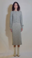 Load and play video in Gallery viewer, BECCA CARDI | PALE GREY MELANGE