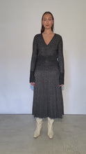 Load and play video in Gallery viewer, JENNI CARDI | BLACK + SILVER LUREX