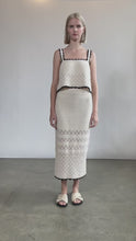 Load and play video in Gallery viewer, LUCIA CROCHET SKIRT