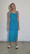 Load and play video in Gallery viewer, SIMONE DRESS | CYAN