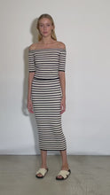 Load and play video in Gallery viewer, HELENE STRIPE SWEATER