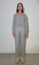 Load and play video in Gallery viewer, SARA CARDI | PALE GREY MELANGE