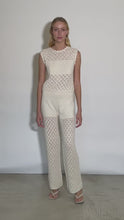 Load and play video in Gallery viewer, REBECCA CROCHET PANT