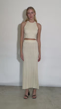 Load and play video in Gallery viewer, TIA CROP TANK | IVORY