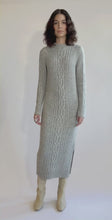 Load and play video in Gallery viewer, LORA SWEATER DRESS | PALE GREY