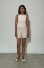 Load and play video in Gallery viewer, LARA CROCHET SHORT | IVORY