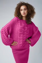 Load image into Gallery viewer, AURORA SWEATER | FUCHSIA