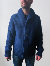 Load image into Gallery viewer, MEN&#39;S SHAWL COLLAR CARDI
