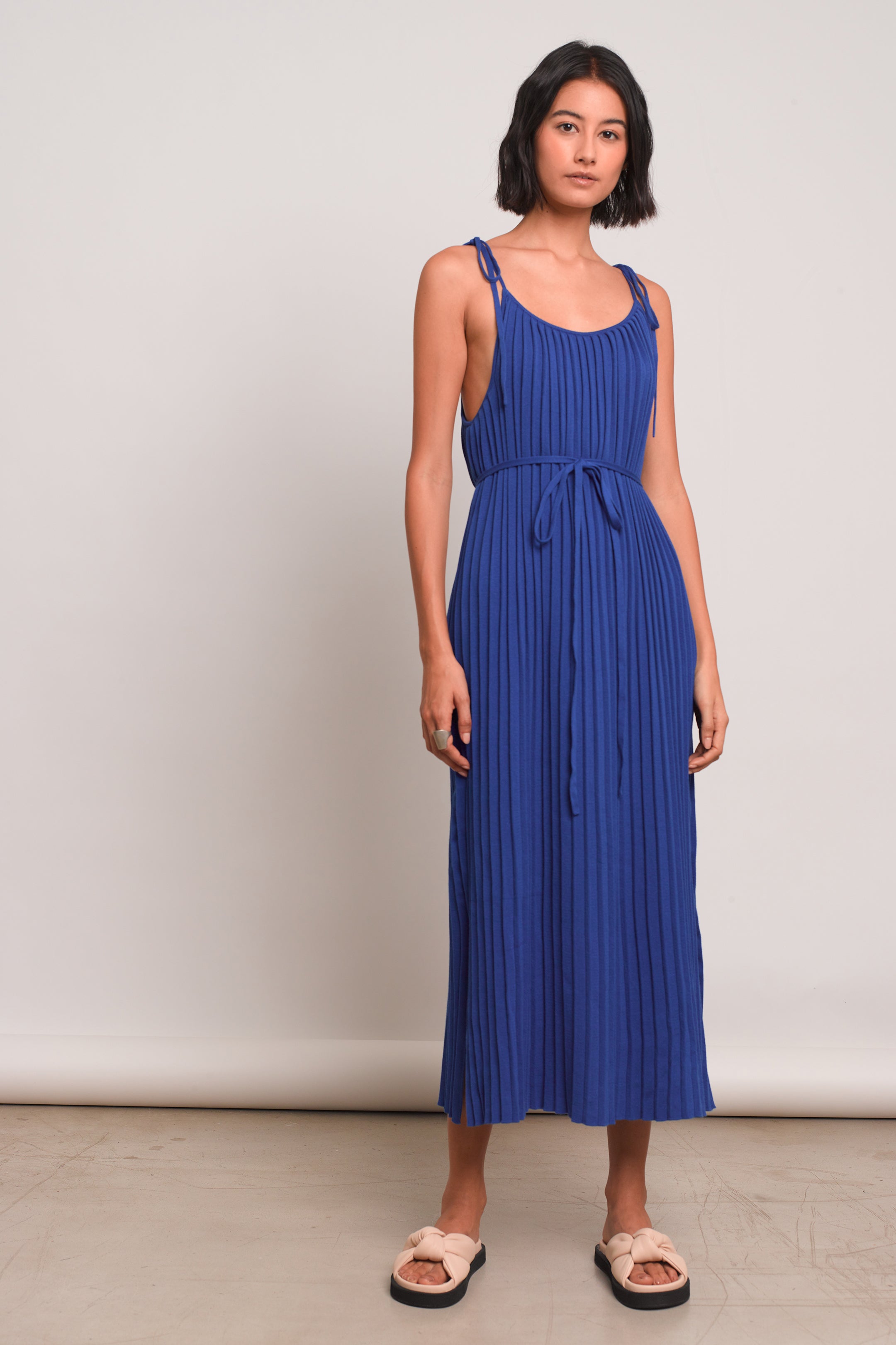 Vince pleated store cami dress