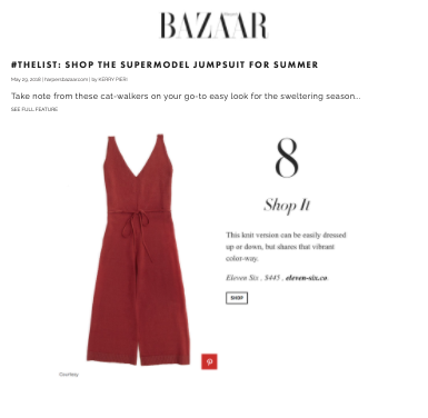 Harper's BAZAAR - #THELIST: SHOP THE SUPERMODEL JUMPSUIT FOR SUMMER