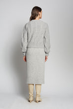 Load image into Gallery viewer, FARA CARDI | PALE GREY MELANGE
