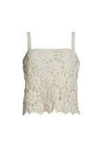 Load image into Gallery viewer, MILA CROCHET TOP | IVORY
