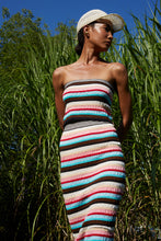 Load image into Gallery viewer, CARRIE MULTI STRIPE TUBE SKIRT
