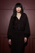 Load image into Gallery viewer, JUNO SKIRT | BLACK + ESPRESSO
