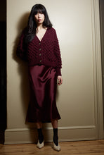 Load image into Gallery viewer, SAGE CARDI | MERLOT
