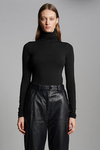 Load image into Gallery viewer, ANA T-NECK KNIT | BLACK
