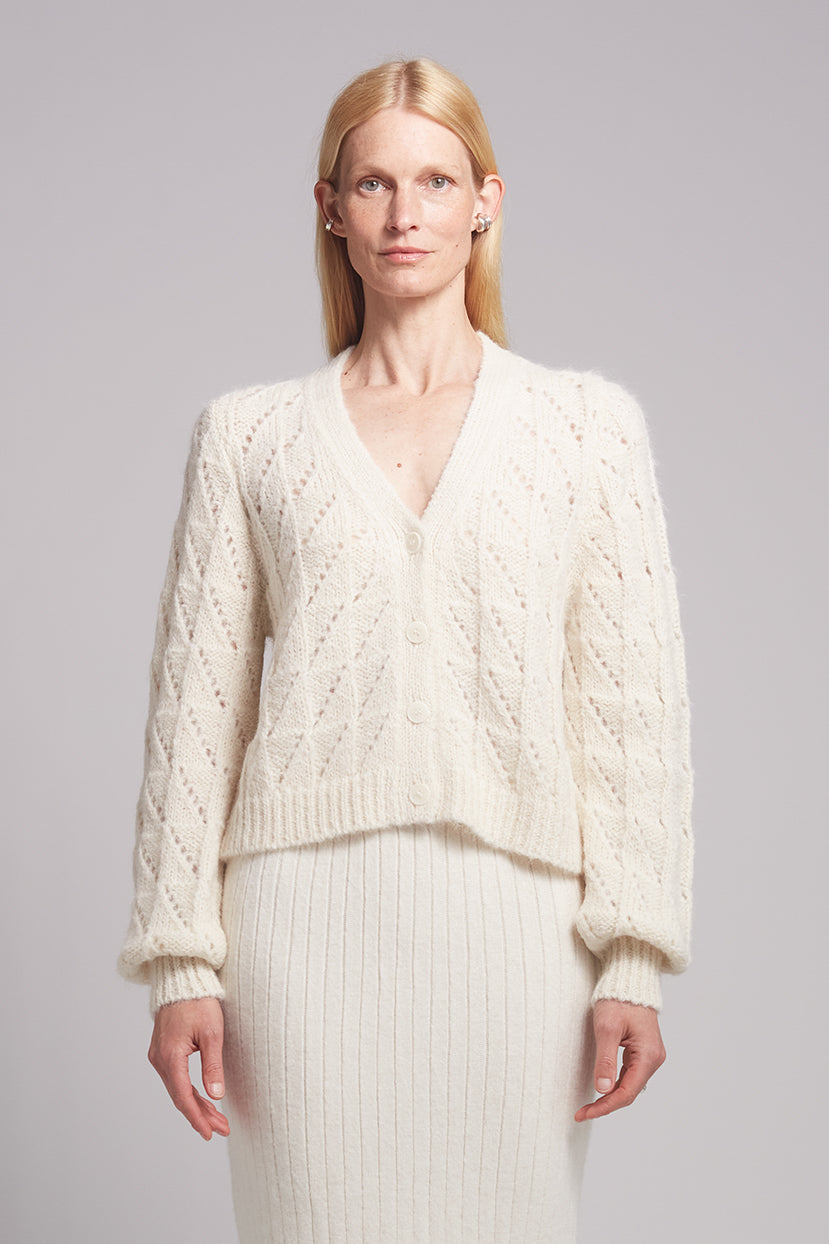 MAIYET CARDI | IVORY