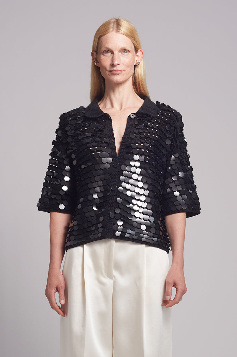 PHOEBE SEQUIN SHIRT