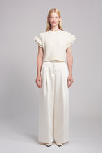 Load image into Gallery viewer, TANYA RUFFLE TANK | IVORY
