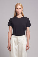 LARA CREW T-SHIRT | BLACK