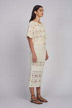 Load image into Gallery viewer, JANA CROCHET SKIRT | IVORY
