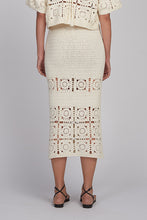 Load image into Gallery viewer, JANA CROCHET SKIRT | IVORY

