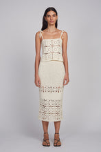 Load image into Gallery viewer, IOLA CROCHET TOP | IVORY
