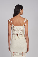 Load image into Gallery viewer, IOLA CROCHET TOP | IVORY
