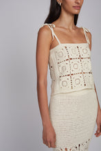 Load image into Gallery viewer, IOLA CROCHET TOP | IVORY
