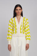 LUNA CARDI | IVORY + LIMONE