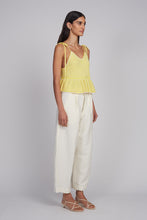 Load image into Gallery viewer, MALI STRIPE CAMI | IVORY/LIMONE STRIPE
