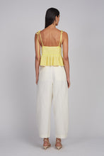 Load image into Gallery viewer, MALI STRIPE CAMI | IVORY/LIMONE STRIPE
