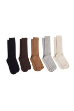 Load image into Gallery viewer, ALI RIBBED SOCK | 5x BUNDLE
