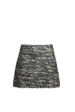 Load image into Gallery viewer, ISLA TWEED MINI SKIRT | IVORY/BLACK TWEED
