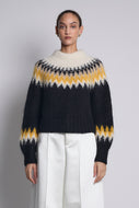 HARPER SWEATER | BLACK/GOLDEN COMBO
