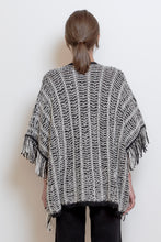 Load image into Gallery viewer, YELKA FRINGE PONCHO | IG ARCHIVE SALE | ONE OF A KIND | ONE SIZE

