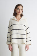 UMA STRIPE PONCHO