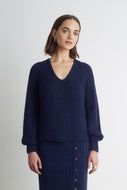 TESS SWEATER | NAVY