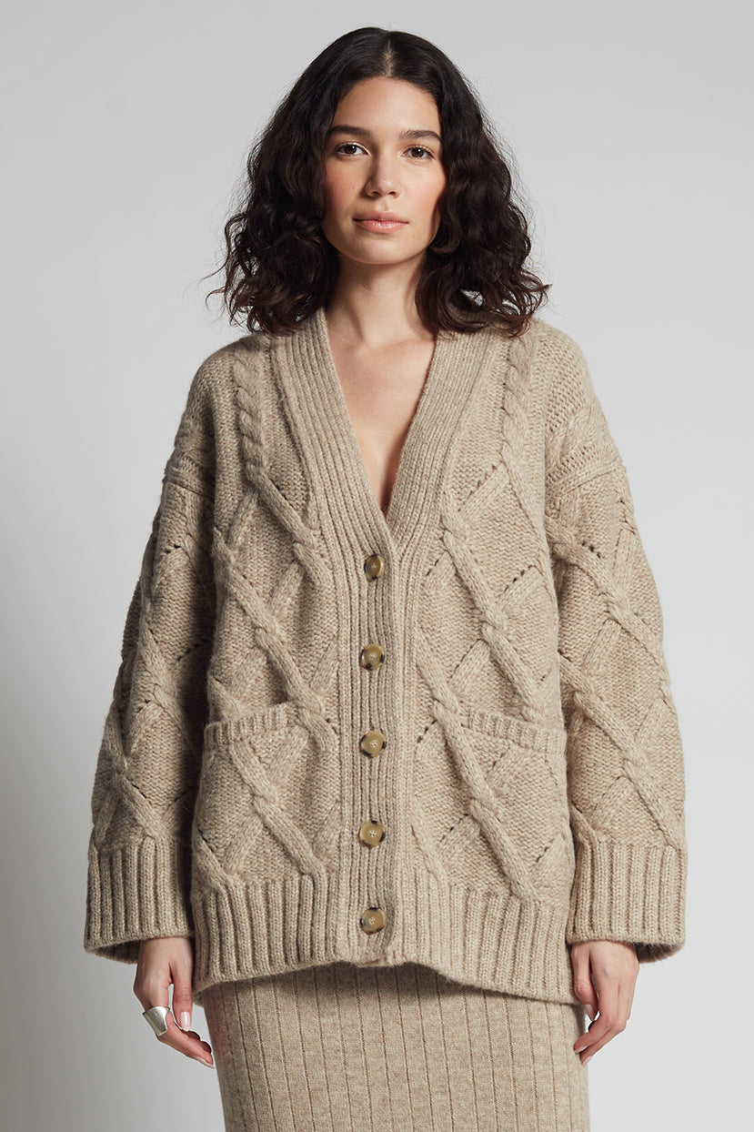 KAYLN CARDI | OATMEAL MELANGE