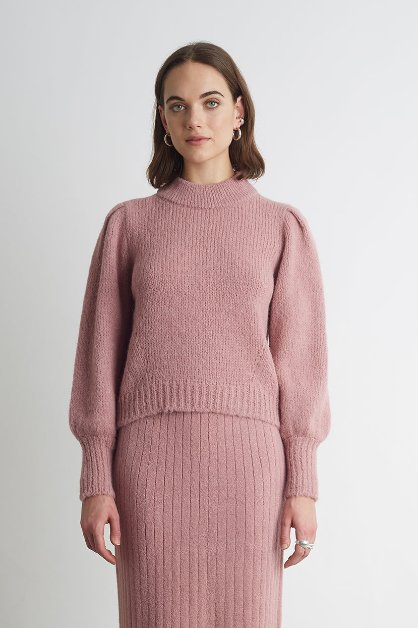 KATE SWEATER | MINERAL PINK