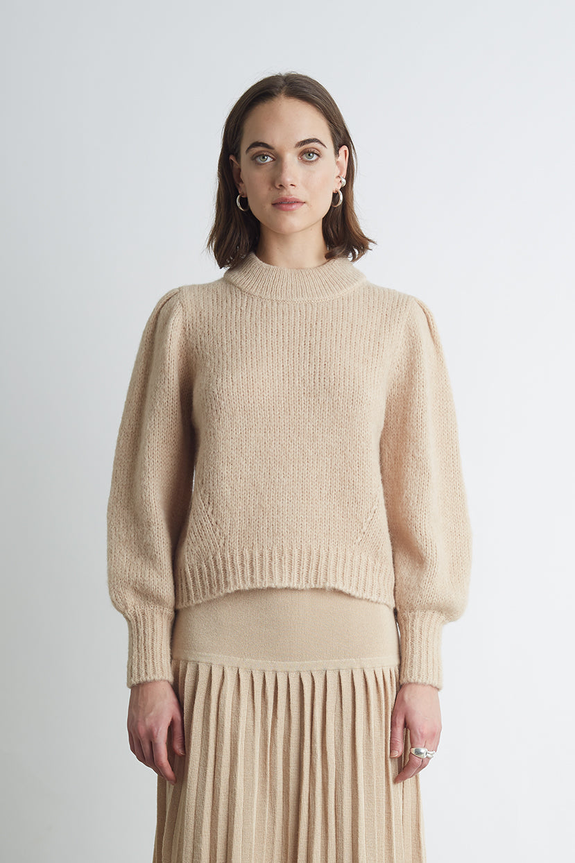 KATE SWEATER | PALE CAMEL – Eleven Six Knits