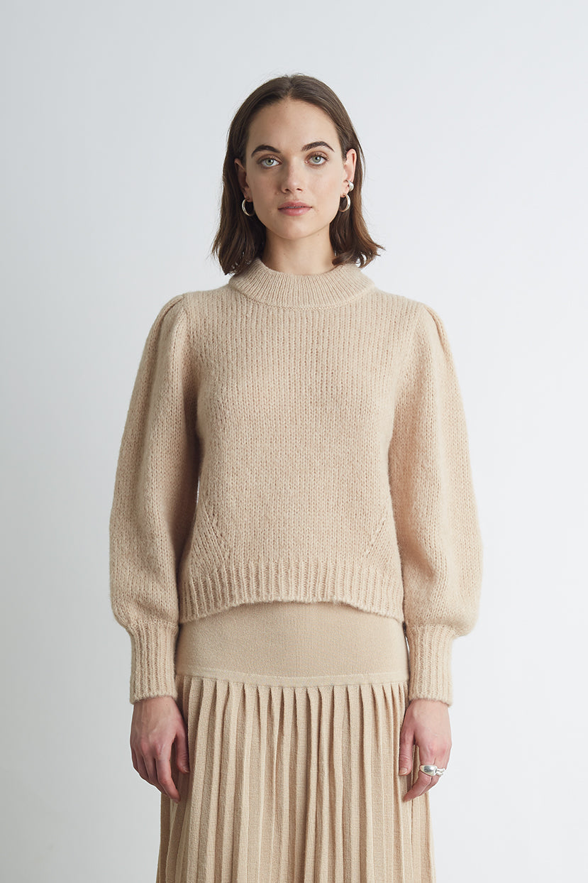 KATE SWEATER | PALE CAMEL