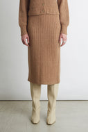 PIA TUBE SKIRT | CAMEL