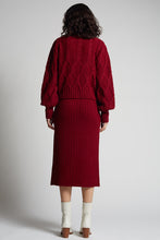 Load image into Gallery viewer, PIA TUBE SKIRT | CLARET
