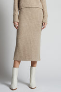 PIA TUBE SKIRT | OATMEAL MELANGE | TWO LEFT!