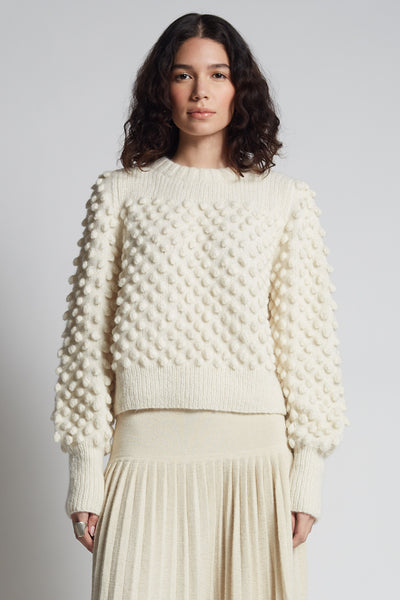 CAMILA SWEATER | IVORY – Eleven Six Knits