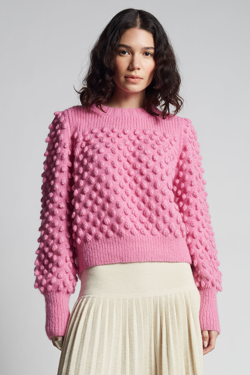 CAMILA SWEATER | TAFFY PINK