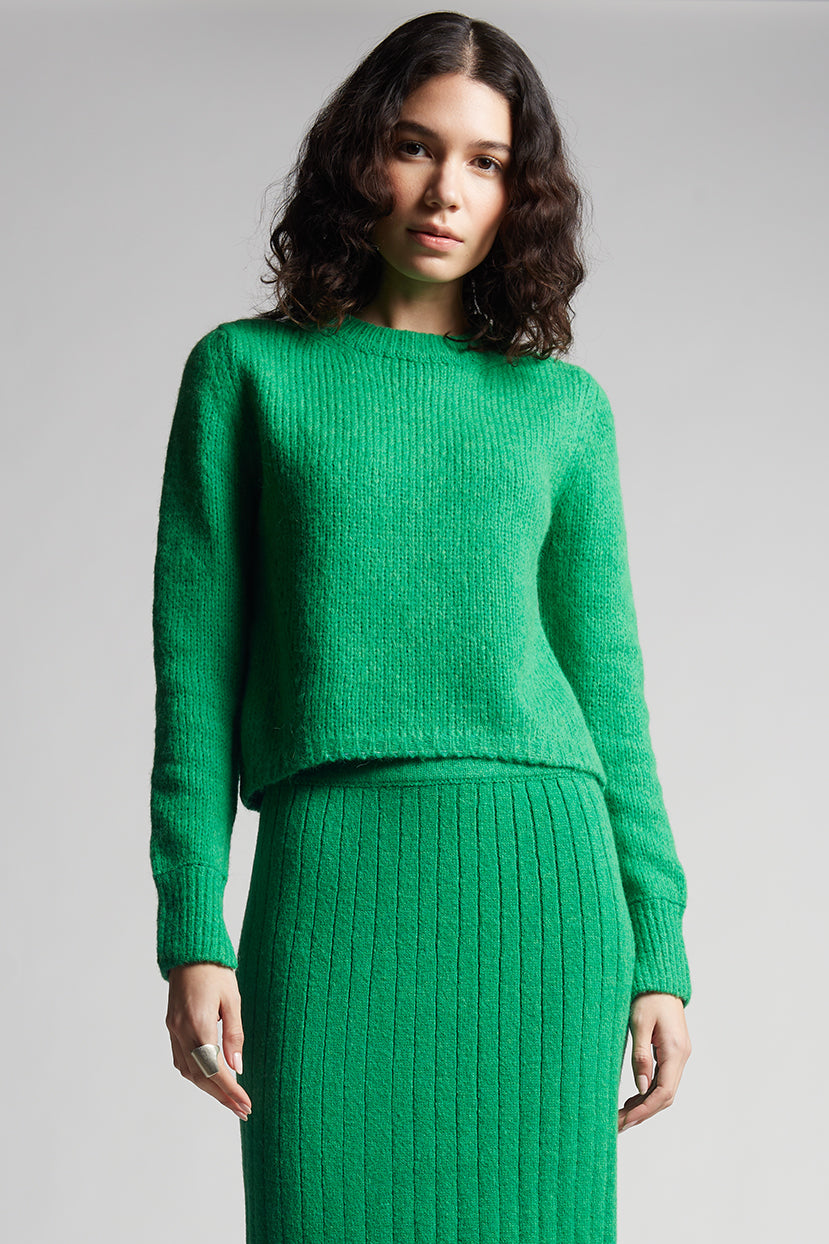 AVA SWEATER | EMERALD