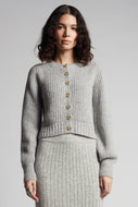BECCA CARDI | PALE GREY MELANGE