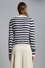 Load image into Gallery viewer, AVA STRIPE SWEATER | IVORY + NAVY
